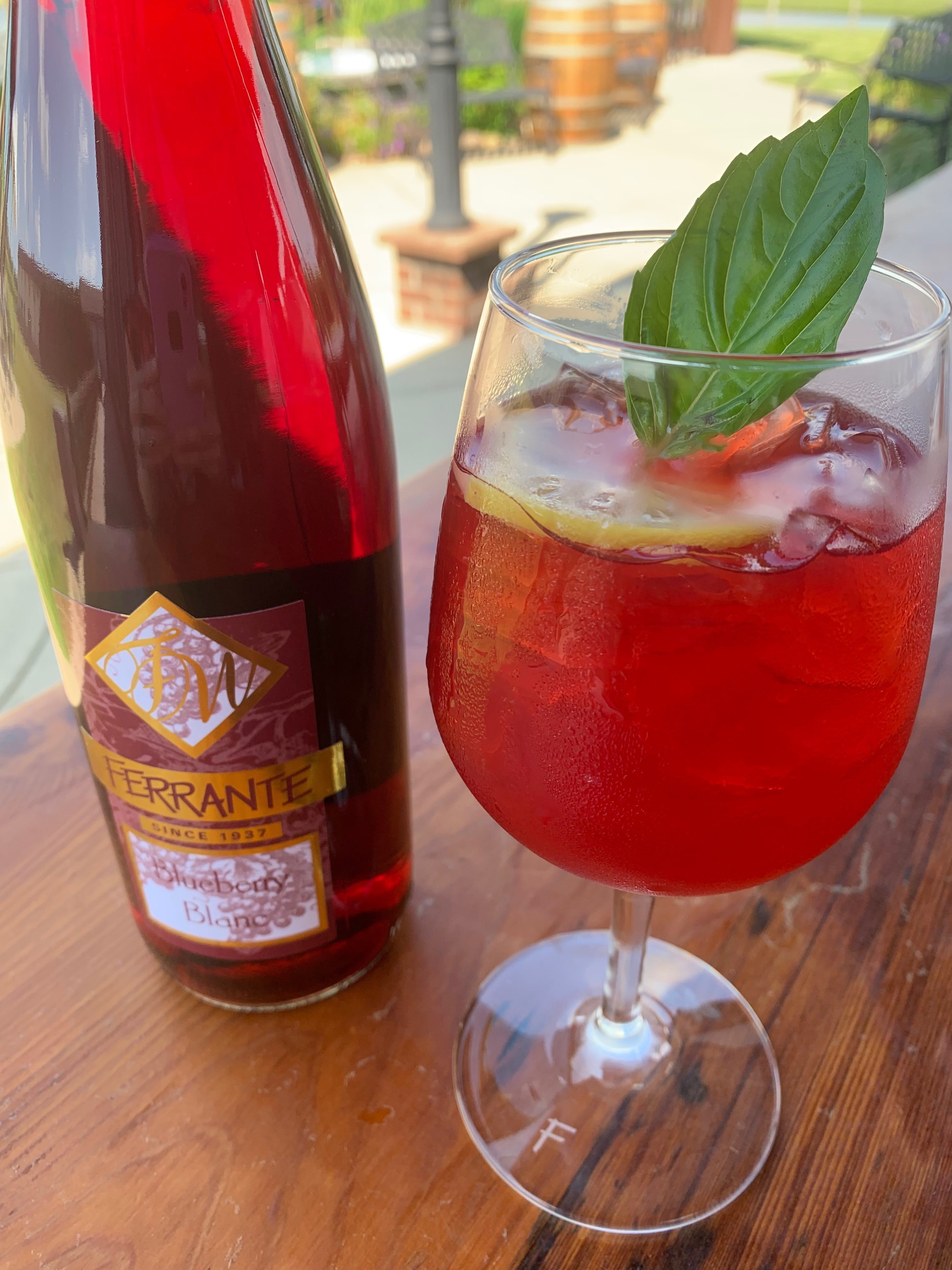 Blueberry Blanc Sangria Recipe Ferrante Winery & Ristorante