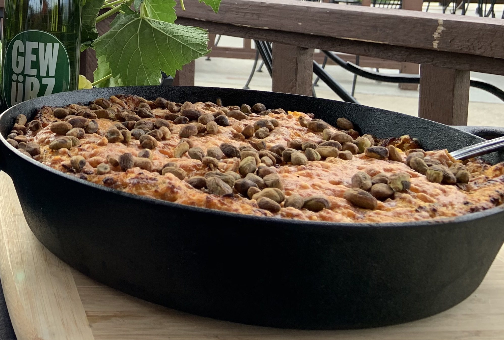 Butternut Squash Gruyere Cast Iron Skillet Bake Ferrante Winery